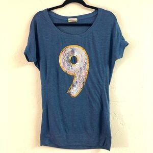 Dsquared Safe Outdoors Short Sleeve T-Shirt Sequin #9 Large